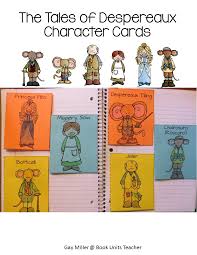 The tale of despereaux, an animated adventure voiced by robbie coltrane, ciaran hinds, dustin hoffman, kevin kline, christopher lloyd, justin lon, william h. The Tale Of Despereaux Character Trait Cards Book Units Teacher The Tale Of Despereaux Despereaux Kids Book Club