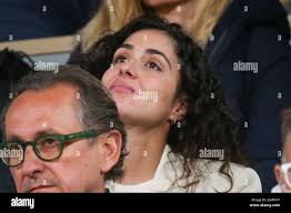 Paris, France. June 6, 2022: Maria Isabel Nadal and Xisca Perello during a  photoshoot for his 14th victory at Roland Garros