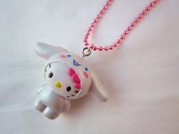 White Cinnamoroll Kawaii Puppy Dog Charm Necklace Etsy Hello Kitty Clay Charms Kawaii