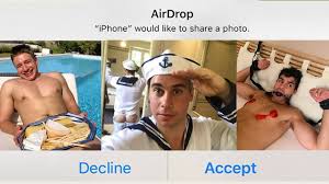 When apple invented the airdrop feature, they likely meant it as a way for people to share photos and such with people they knew without having to hook their phones up to anything. Airdropping Strangers Weird Photos Youtube