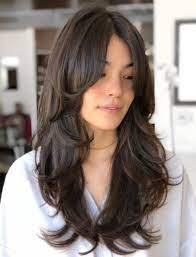 50 Cute And Effortless Long Layered Haircuts With Bangs Layered Haircuts With Bangs Front Hair Styles Long Layered Haircuts
