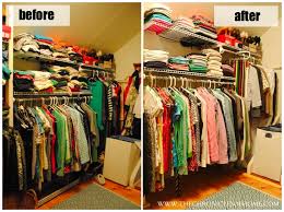 How to organize clothes without a closet. Closet Organization Without Spending A Dime The Chronicles Of Home