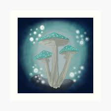 Check spelling or type a new query. Glowing Mushroom Art Prints Redbubble