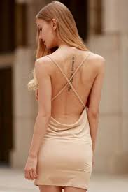 Spaghetti Strap Backless Club Bodycon Skimpy Dress Backless Club Dress Club Dresses Women Club Dresses