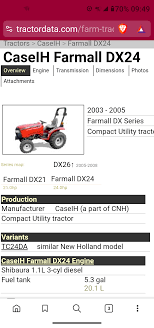 Case IH Farmall DX24 Tractor