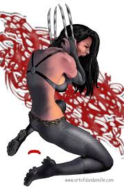 X-23 Tortured x-men marvel comics sexy wolverine 11x17 pinup print Dan  DeMille | eBay
