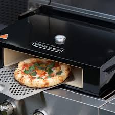 Bakerstone 16 Inch Original Pizza Oven Box For 3 Burner Larger Gas Grills Black Bbqguys Pizza Oven Outdoor Kitchen Cooking
