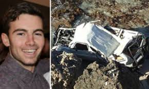 Driver at the wheel when a car plummeted off a cliff killing one man and  injuring a woman is charged