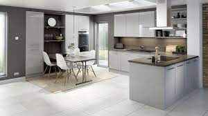 Light grey gloss kitchen with oak worktops expressvpn china. Grey Modern High Gloss Kitchen Cabinets Novocom Top