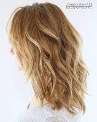 Natural Blonde Ombre Medium Length Hair Wavy Highlights Light Brown By Selma Hair Styles Medium Length Hair Styles Light Brown Hair