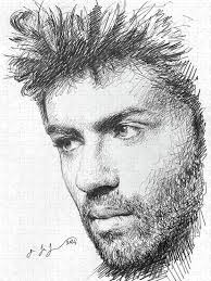 George Michael sketch n3 Jigsaw Puzzle by Dario Lo Iacono
