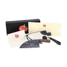 Original almazan knives hand forged kitchen chef knife in high carbon steel with original leather sheath. Almazan Kitchen Original Knife Shop Almazan Kitchen