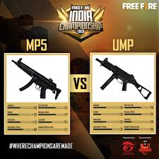 Tải game free fire mod apk cho android. Survivors Mp5 Ump Which Is Free Fire Esports India Facebook