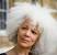 White Dyed Afro