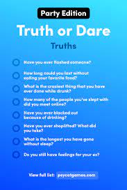 In the game of truth or dare, it is no fun if people pick truth every single time. 10 Truth Or Dare Questions Ideas Truth Or Dare Questions Dare Questions Questions For Friends