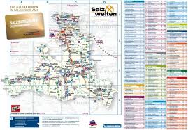 Tourist Map Of Surroundings Of Salzburg Tourist Map Salzburg Tourist