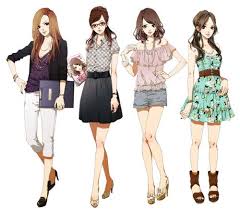Who Do Yall Like The Best I Like The Girl In The Blue Anime Outfits Cute Fashion Fashion Illustration