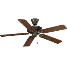 The ceiling fan may be the one home appliance that is still notorious for being an eyesore. Progress Lighting Airpro Signature 52 In Indoor Forged Bronze Ceiling Fan P2521 77 The Home Depot