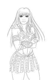 Download Xena Warrior Princess Coloring Pages