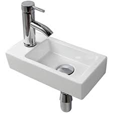 wall hung basin sink small cloakroom