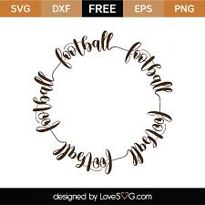 Download Free Football Monogram Frame Svg Cut File Lovesvg Com