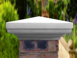 Plastik mold for fence pier cap noulds post concrete cement 15.74x15.74 inch# sold one piece (foto 2) of multiple mold for making concrete pier fence cap size : Heritage Pier Caps From Classical Creations
