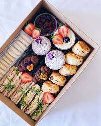 Berry And Brie Grazing On Instagram Luxe Afternoon Tea Box For Two Delivered To Your Door Limited Catering Ideas Food Tea Time Food Tea Party Food