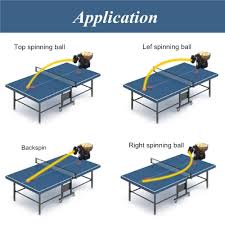 Ponsel 07 Ping Pong Tenis Meja Robot Otomatis Mesin Bola Untuk Latihan Latihan Internasional Tenis Ponsel