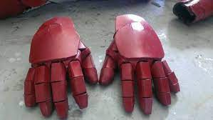 It is very easy to make and very cheap. Quick N Easy Iron Man Gloves Tutorial Iron Man Costume Diy Iron Man Cosplay Iron Man Hand