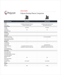 Free 9 Comparison Chart Examples Samples In Pdf Examples