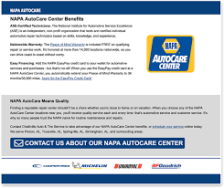 Also appears on statements as. Napa Autocare Net Driven