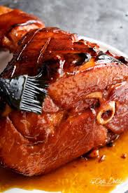 Brown Sugar Mustard Glazed Ham Recipe Cafe Delites