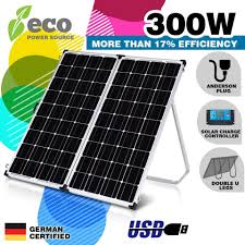 Solar panel vs generator for camping. 12v 300w Solar Panel Kit Mono Generator Caravan Camping Battery Charging 300watt For Sale Online Ebay
