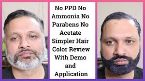 If you get your hair professionally colored, ask your hairdresser to see the hair dye's list of ingredients. How To Dye Your Beard How To Dye Beard No Ammonia No Ppd Hair Dye Simpler Hair Color Review Youtube