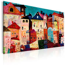 Gemalte bilder auf leinwand mit rahmen amazon de. Art Work Wandbild 30x30cm Abstrakt Handgemalt Leinwand Gerahmt Acryl Gemalde