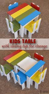Simple Kid S Table And Chair Set Her Tool Belt Diy Kids Furniture Diy Kids Table Kids Table And Chairs