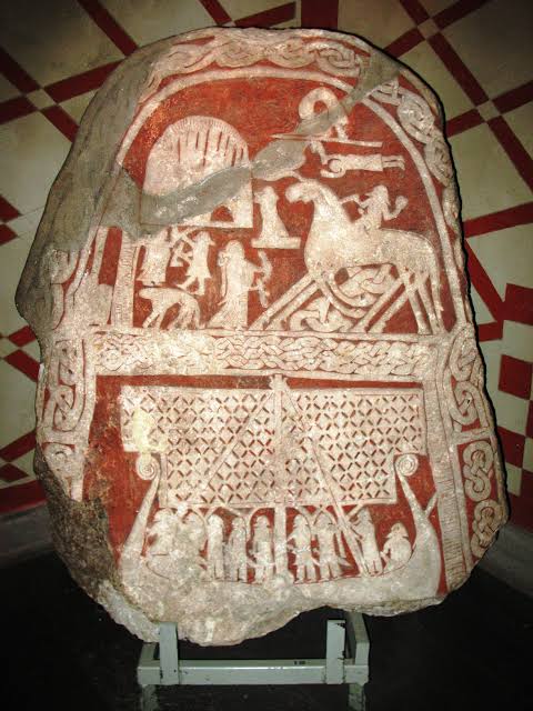 Odin on Sleipnir (Tjängvide image stone) - World History Encyclopedia