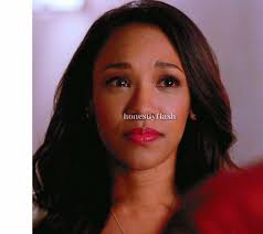 Iris West with Earth 2 Barry Allen