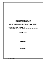 82158162 borang skor bola jaring pdf document. Kertas Kerja Pengelolaan Pertandingan Bola Tampar Pdfcoffee Com