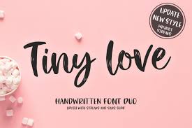 Tiny Love Update New Style Font Bundles Fonts Create Font