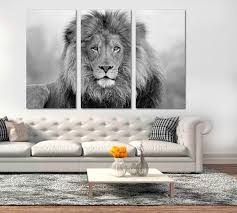 Black And White Split Canvas Prints 3 Panel Canvas Split Black And White Lion Canvas Art Etsy In 2020 Black And White Lion Lion Canvas Lion Canvas Art