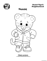 Printable daniel tiger coloring book pages. Daniel Tiger Coloring Pages Printable