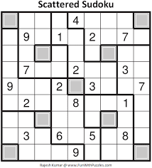 Maybe you would like to learn more about one of these? Scattered Sudoku Puzzle Fun With Sudoku 357