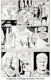 Set in an alternate history where masked vigilantes are treated as outlaws, watchmen embraces the nostalgia of the original groundbreaking graphic novel of the same name, while attempting to break. Dave Gibbons Watchmen 12 Page 9 Art And Color Guide Original Art Lot 92173 Heritage Auctions