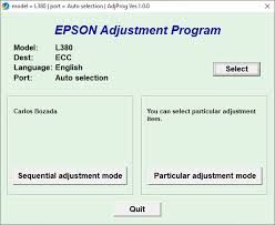 Download Resetter Epson L380 Printer Epson Delete Folder Printer