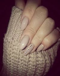 altrosa nails mit steinchen nagel manikure ideen nails