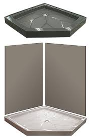 Glacier bay 48 inch x 32 inch acrylic shower base with right concealed drain (9) $314 and. Standard Showers