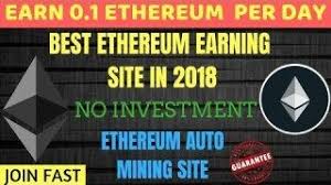 21 x research source however, when ethereum mining ends you can use your rig to mine a different cryptocurrency. Eran 0 1 Ethereum Per Day Online Without Investment Free Ethereum Auto Mining Site In 2018 Ethereum Mining Investing Free Bitcoin Mining