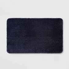 Instant dry diatomite bathroom non slip rugs features product name water absorbent diatomite bath mat size 60*39*0.9cm color gray, blue, pink, green application showroom. 20 X34 Performance Nylon Bath Rug Navy Blue Threshold Target
