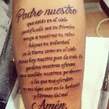 ✅ aprende estas palabras y frases útiles de uso diario como 📙encuentra +100mil libros para leer en inglés en esta super biblioteca digital ! Resultado De Imagen Para Padre Nuestro Tatuaje Tatuajes Del Padre Nuestro Tatuaje Padre Tatuaje De Hadas